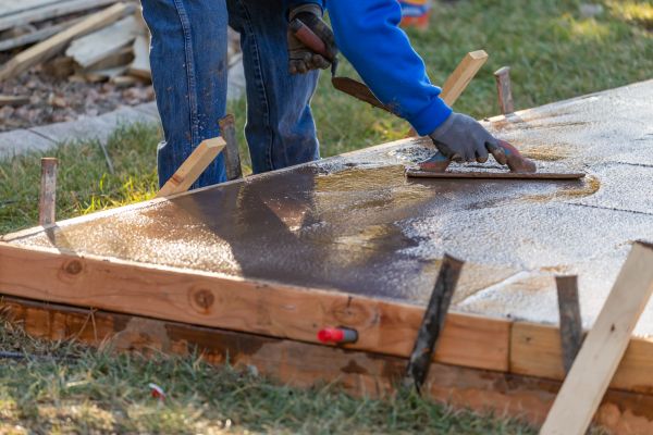 Patio Slab Construction in Missoula