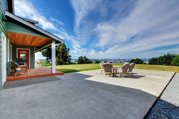 Yard Concrete Installation in Missoula