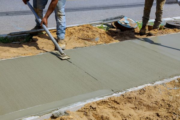 Cement Pathway Installation in Missoula