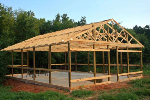 Barn Pad Installation in Missoula